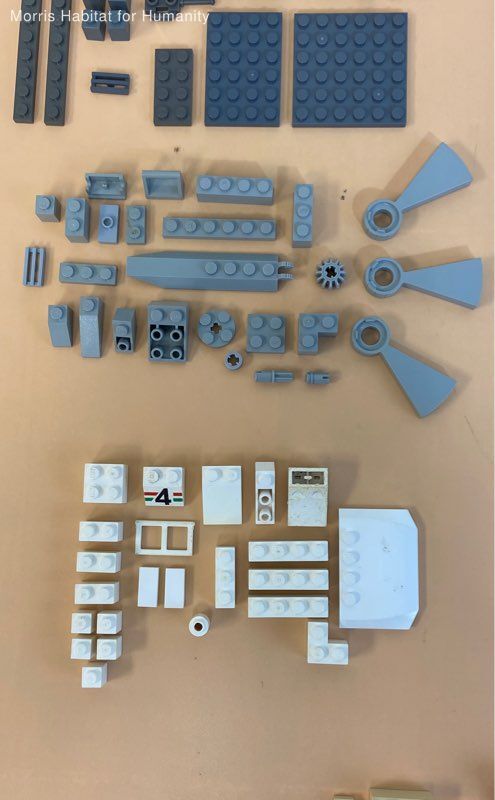 LEGO 1 lbs Lot Assorted Building Bricks for Replacements