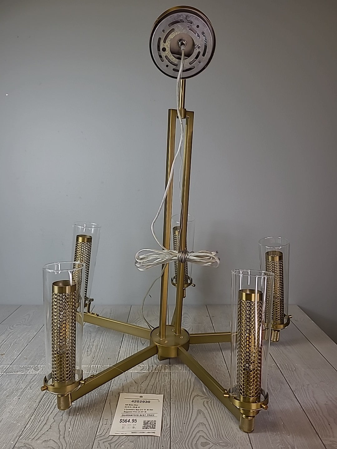 Brand New Minka Lavery 2186 Emmerham 6 Light 32" Wide Chandelier - Soft Brass
