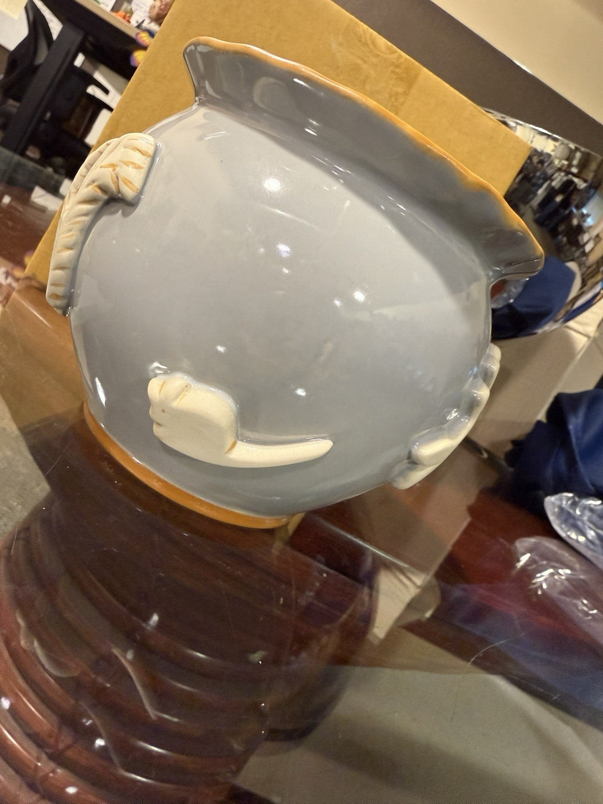 Carmel Ceramica Cat Treat Jar New In Box Buy In Bulk And Save!