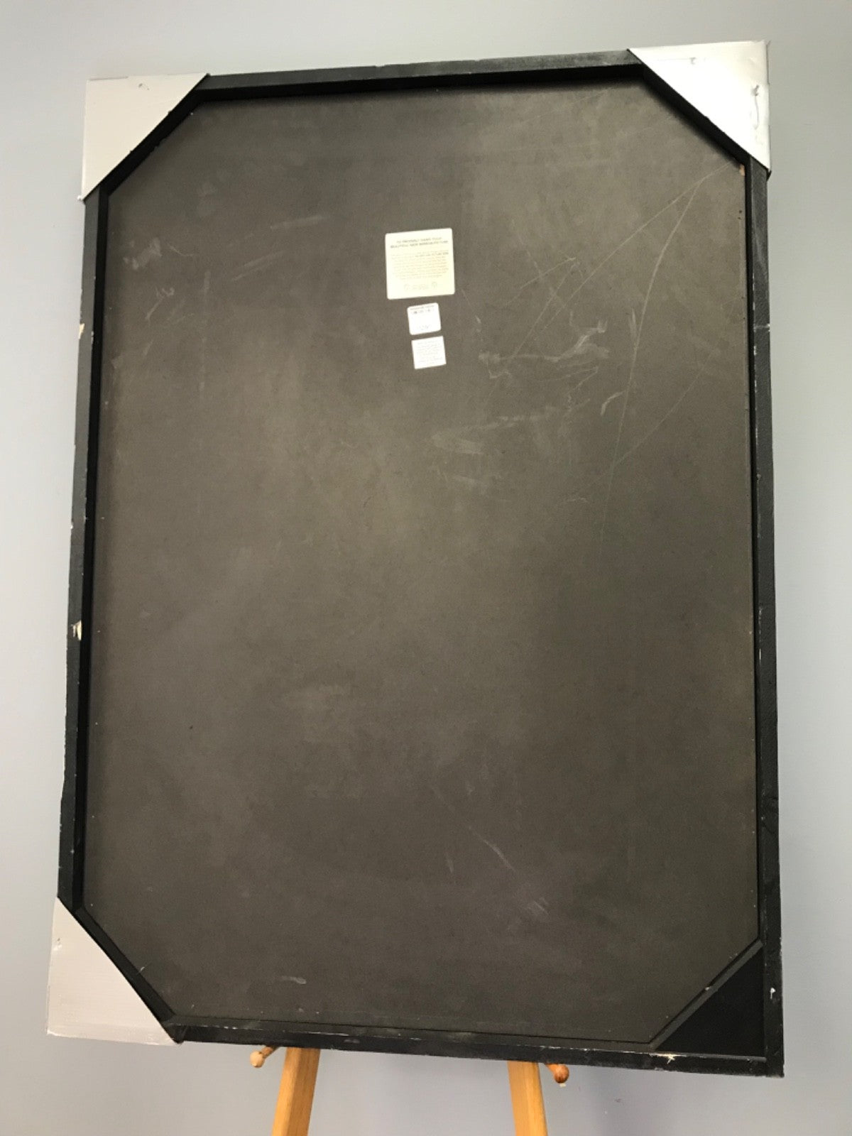 Kirkland's Home Large Mirror with Sculpted Black Frame
