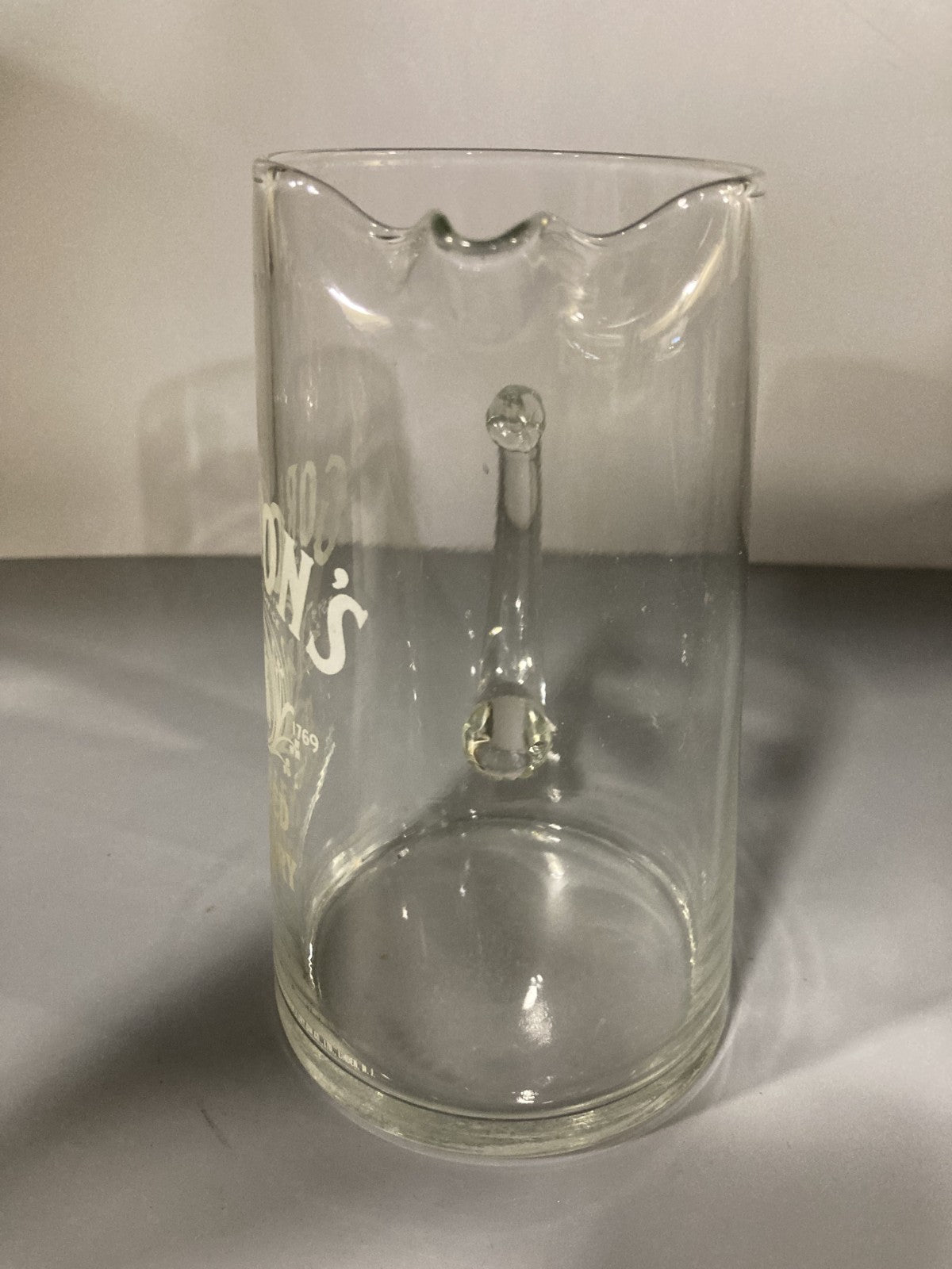 Vintage Collectible Liquor Jug/Pitcher Gordon's Distilled London Dry Gin Clear