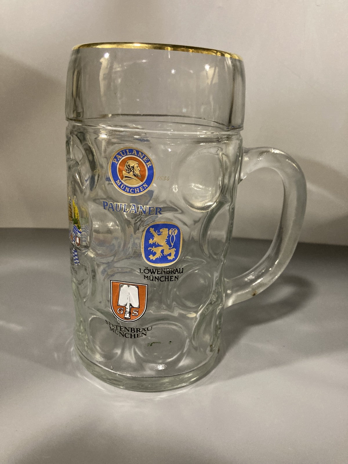 Vintage Collectible Oktoberfest Germany Stein/Mug Paulaner Munchen with Logos
