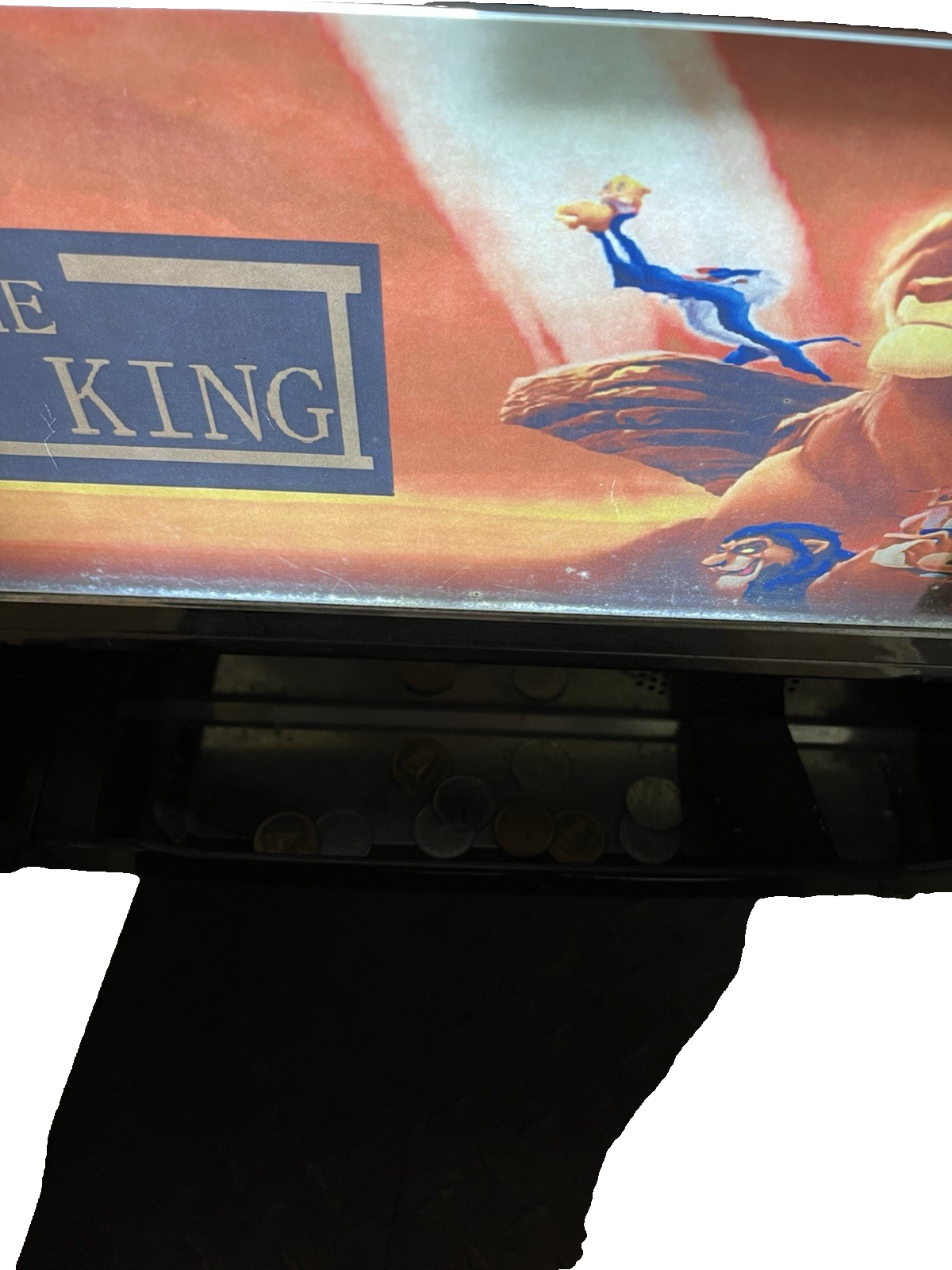 Skill-Stop Slot Machine, "The Lion King" Themed Model by Sammy AS IS