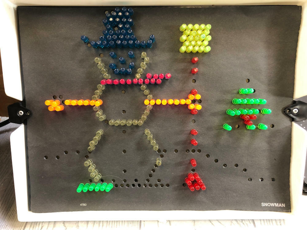 Milton Bradley Lite Brite in Original Box Includes Lighted Box & Pegs Untested