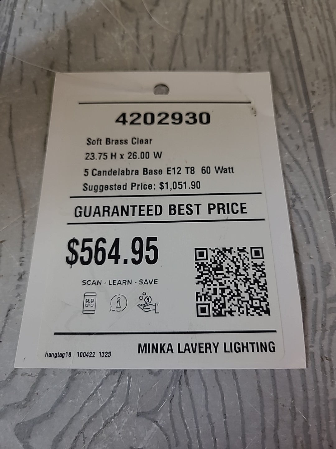 Brand New Minka Lavery 2186 Emmerham 6 Light 32" Wide Chandelier - Soft Brass