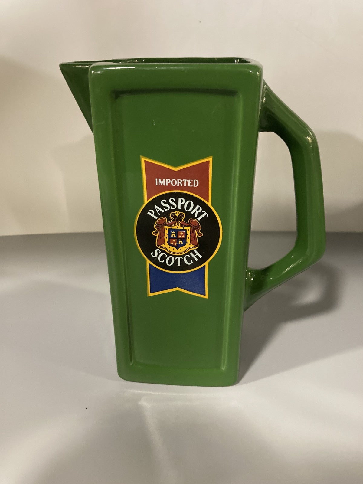 Vintage Collectible Ceramic Liquor Jug/Pitcher Imported Passport Scotch