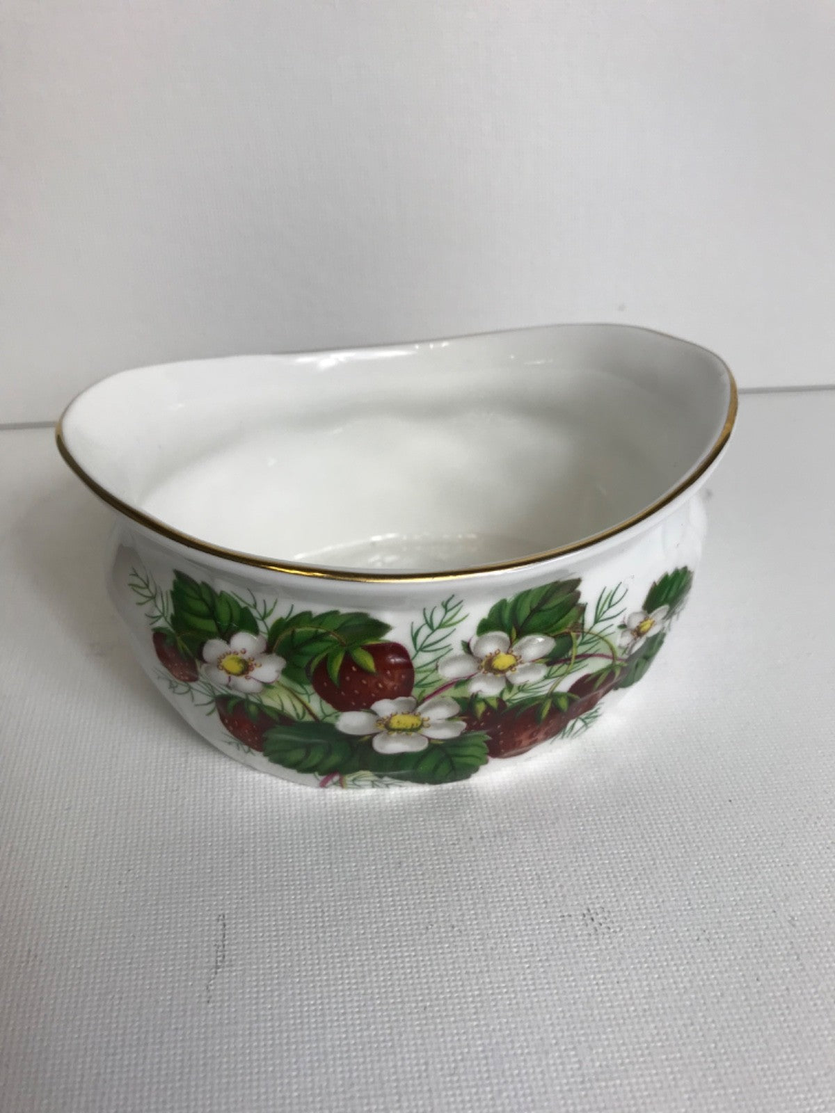 Vintage Hammersley Strawberry Ripe Basket w/ Creamer and Sugar Bowl- Spode China