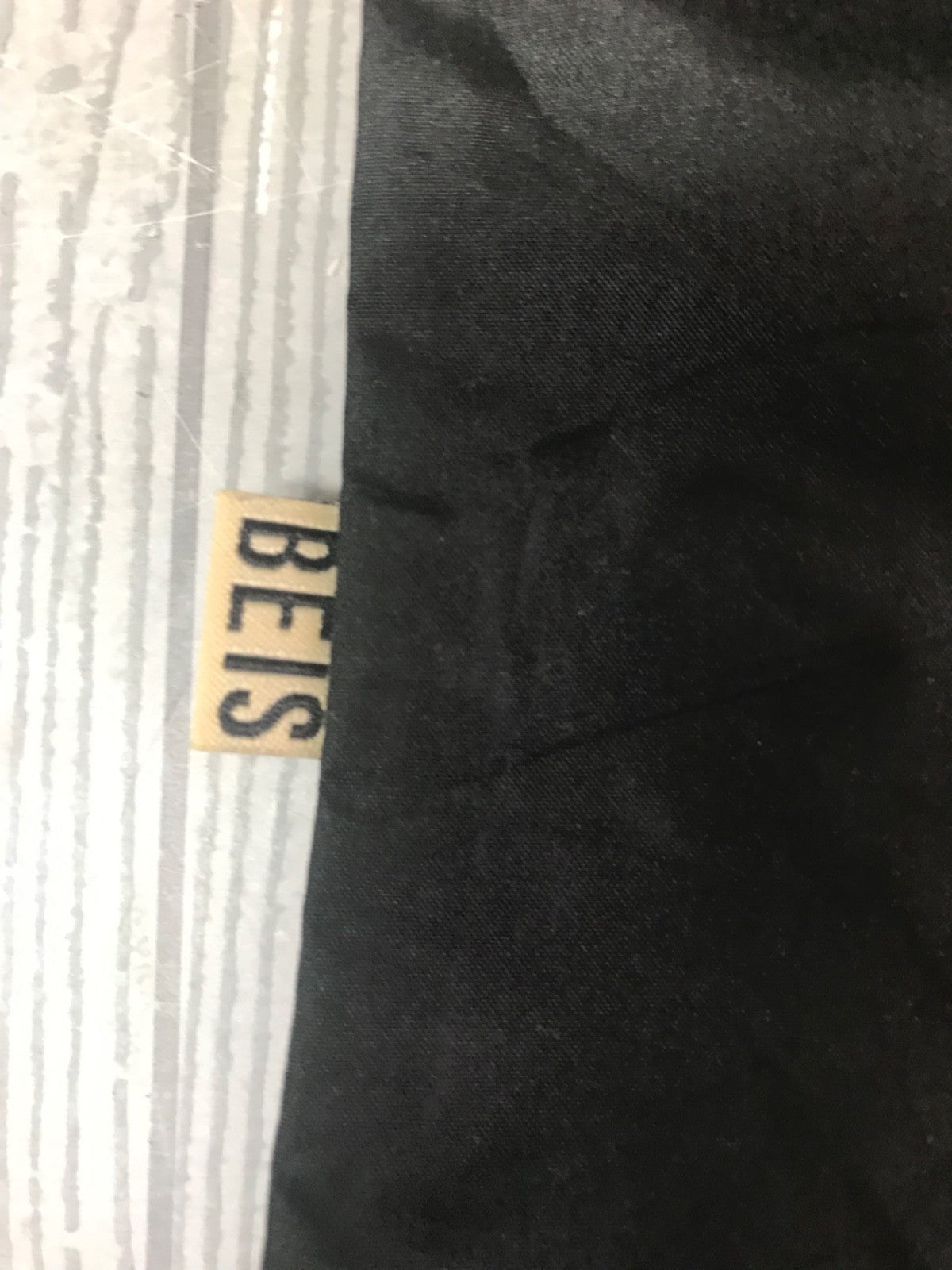 BEIS Black The Original Weekender Travel Bag - Dust Bag - 19.5" x 15"
