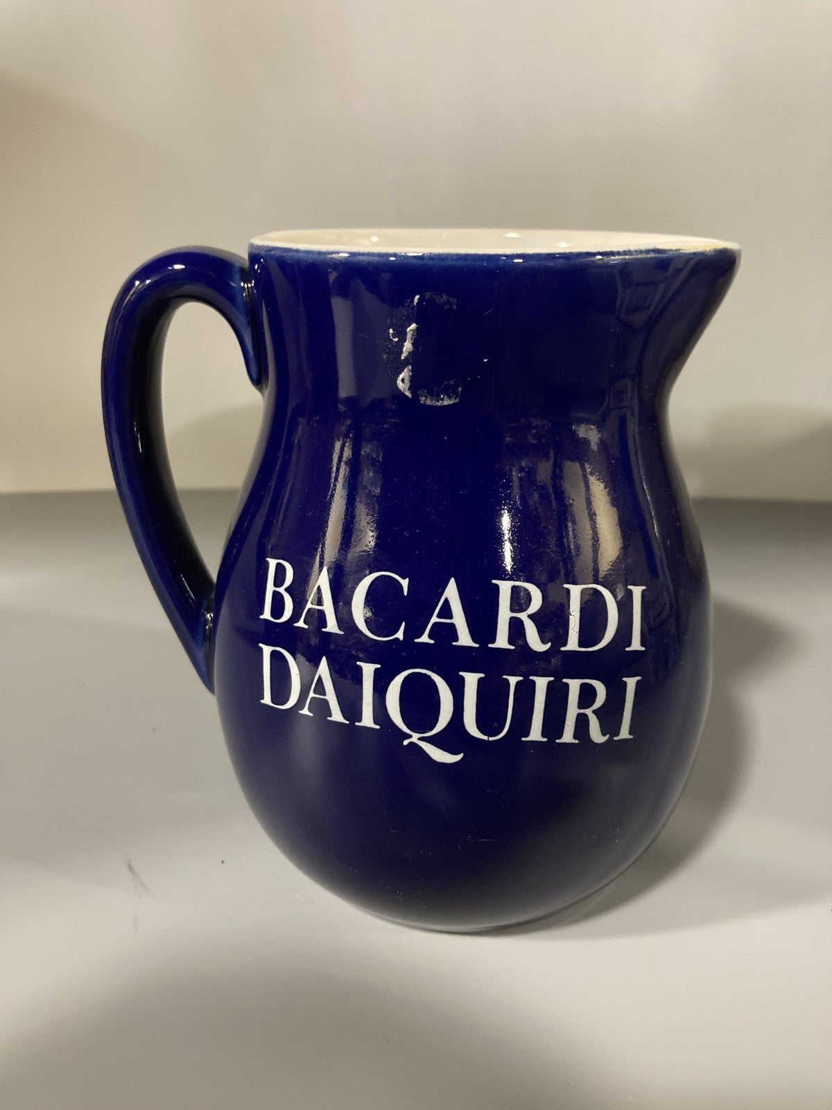 Vintage Collectible Ceramic Liquor Jug/Pitcher Bacardi Daiquiri