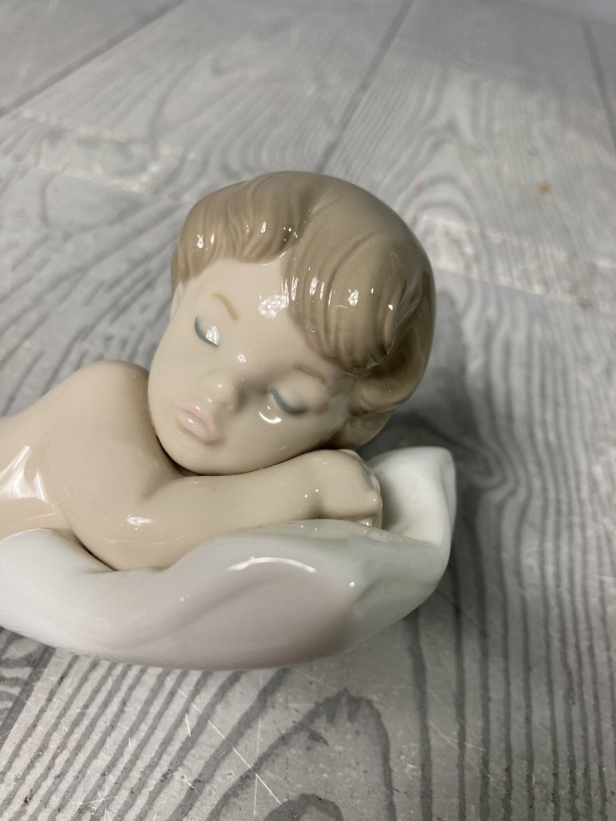 Lladro Porcelain Figurine Sleepy Time In Original Box Gloss Finish