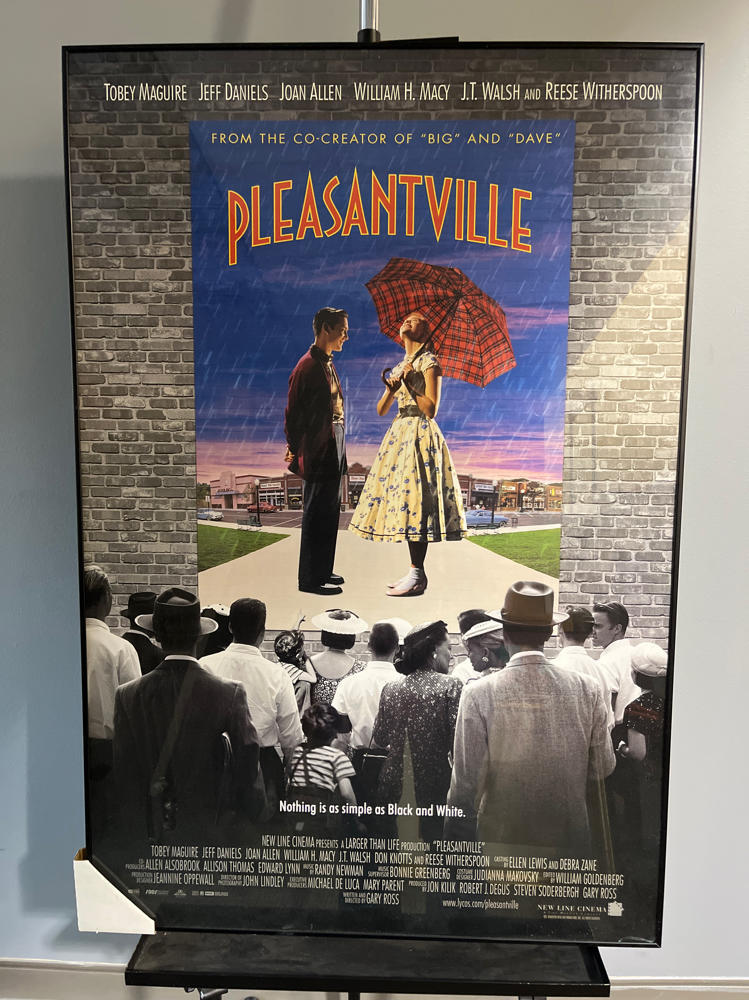 Framed Pleasantville Movie Poster