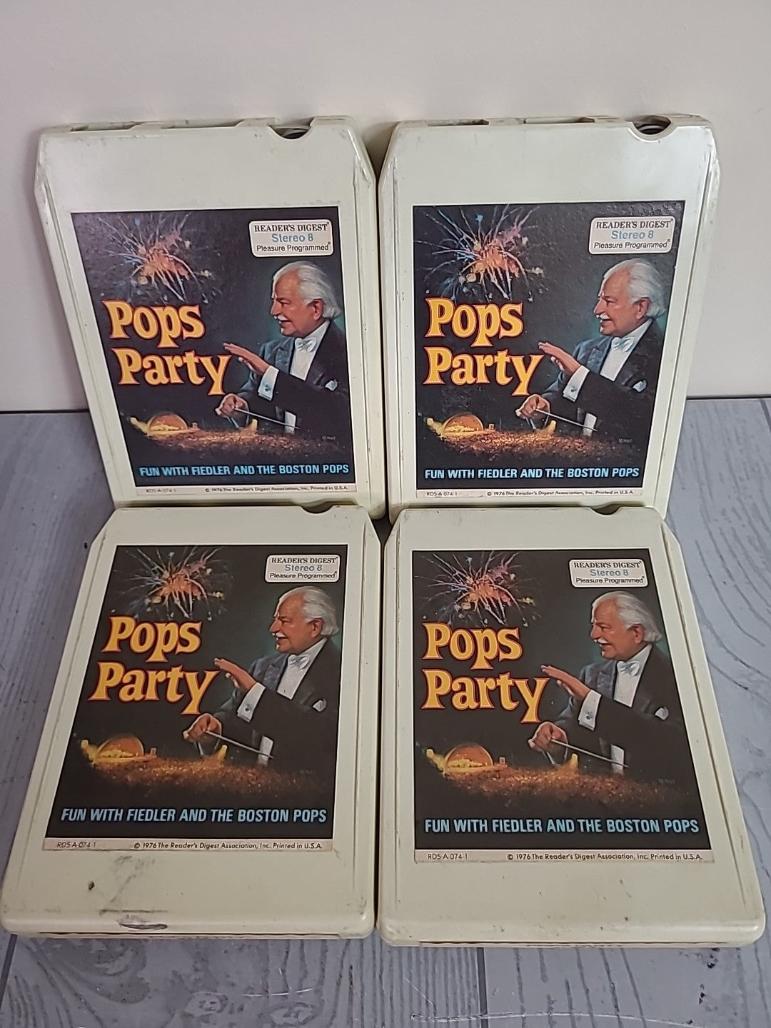 Lot Of Sixteen Miscelanious Musical 8 Tracks And Two Cleaning Cartidges