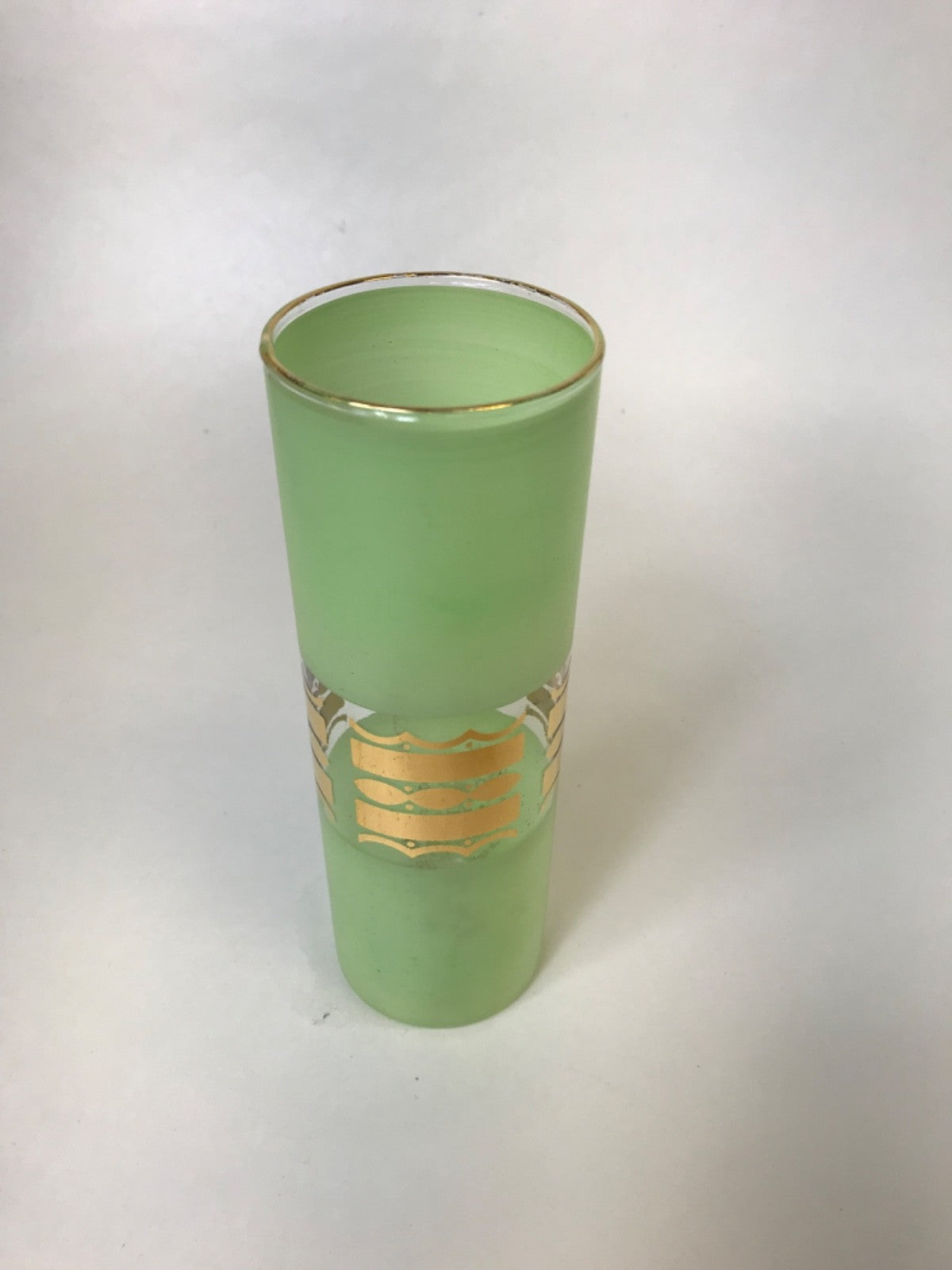 Set of 4 Vintage Bartlett-Collins Frosted Tom Collins Drinking Glasses