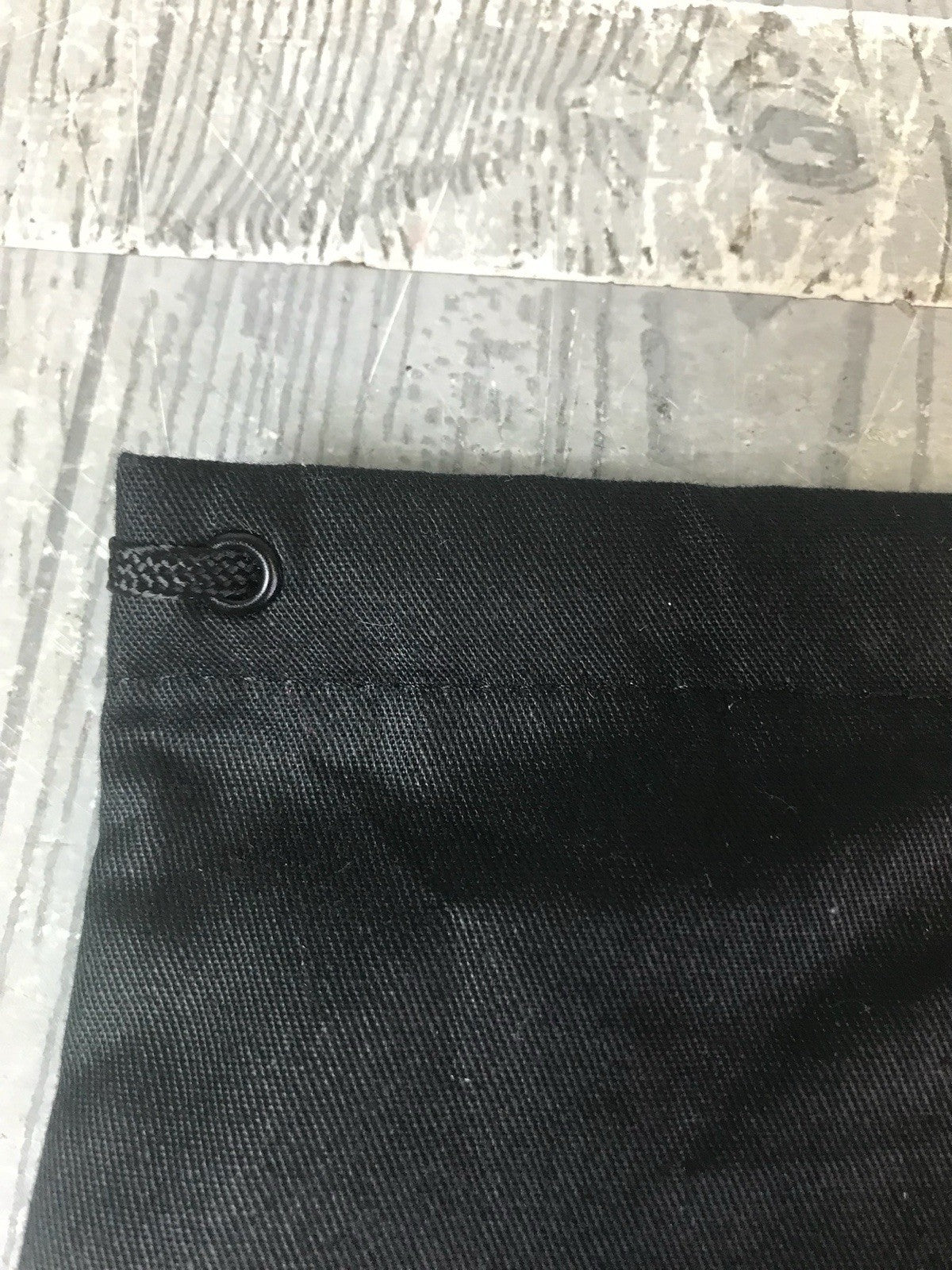 Saint Laurent Black Cloth Lined Designer Drawstring Dust Bag - 13.5 x 10