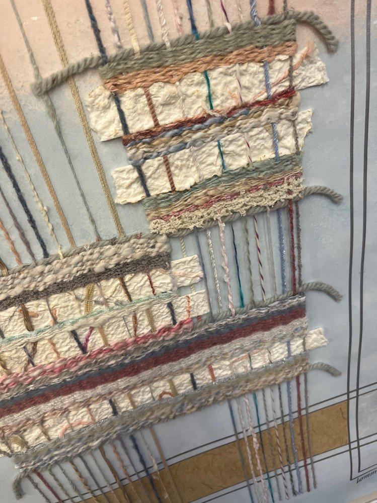 Mixed Media Art in Pastels & Metalics by Lommatsch