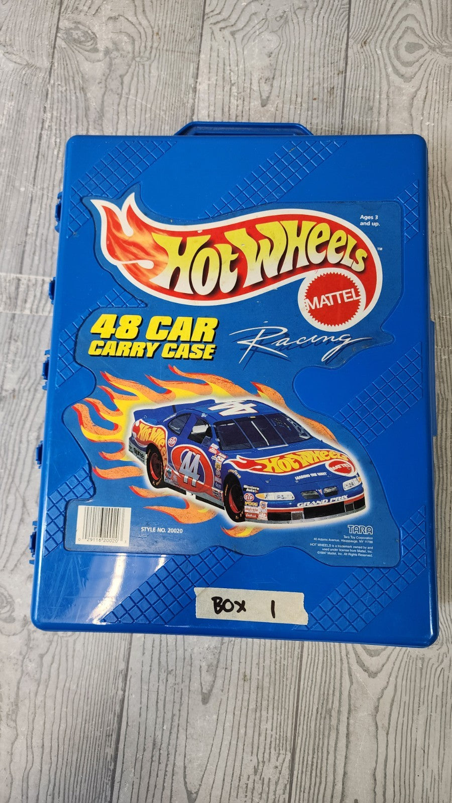 Mattel Hot Wheels Blue 48 Car Carrying Case Filled with 48 Cars! 2000s (Box 1)