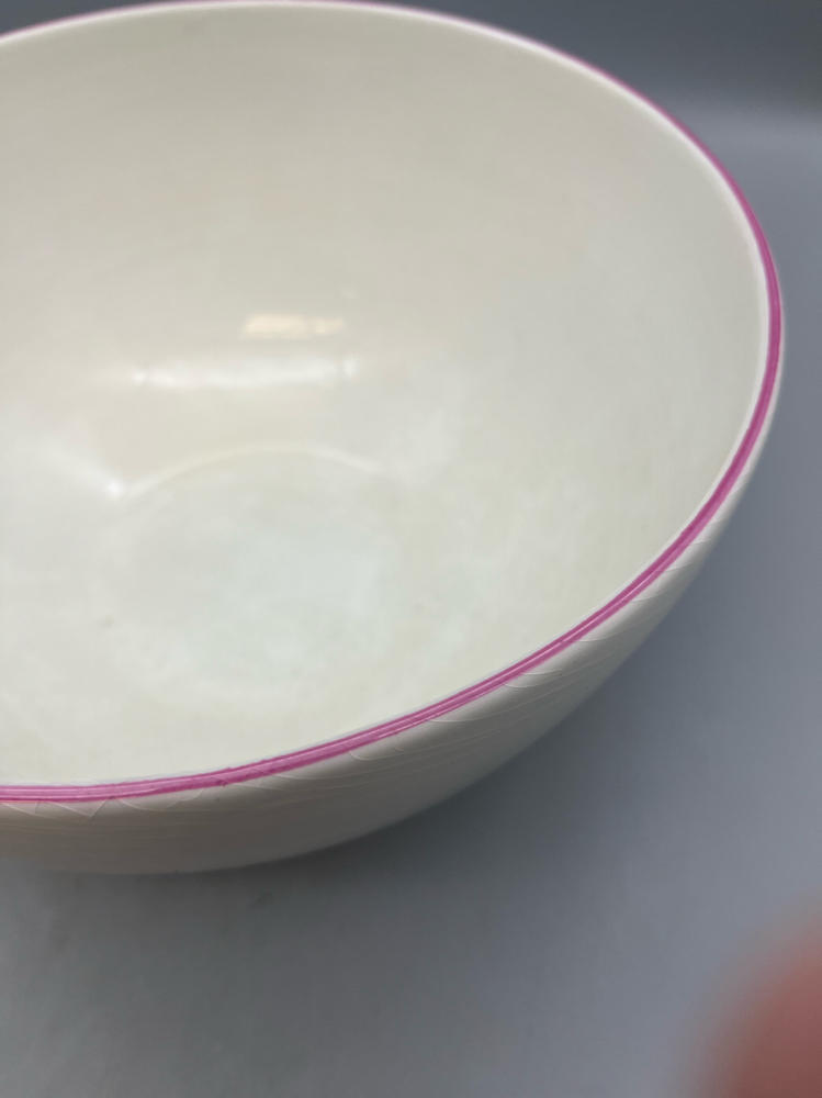 Tiffany & Co. Strasbourg Purple Flowers Porcelain Serving BowlMade in Portugal