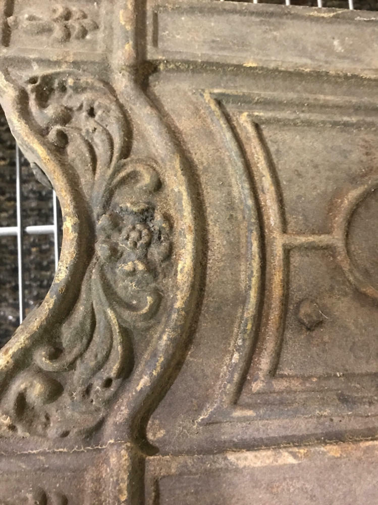 Unique Antique Art Deco Legs From Old Theater Seats - Cool Artwork / Home Decor
