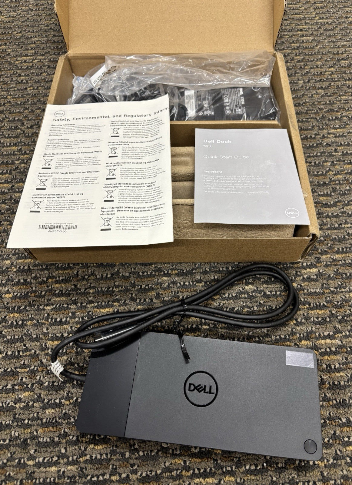 Dell WD19S 130W Black Docking Station