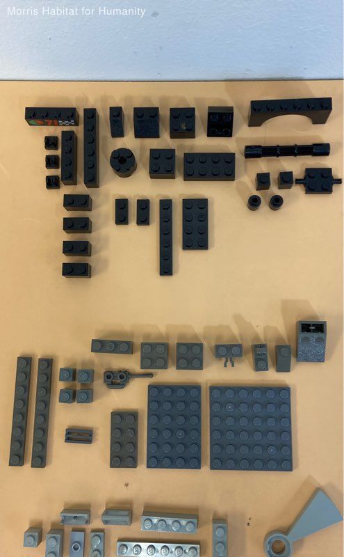 LEGO 1 lbs Lot Assorted Building Bricks for Replacements