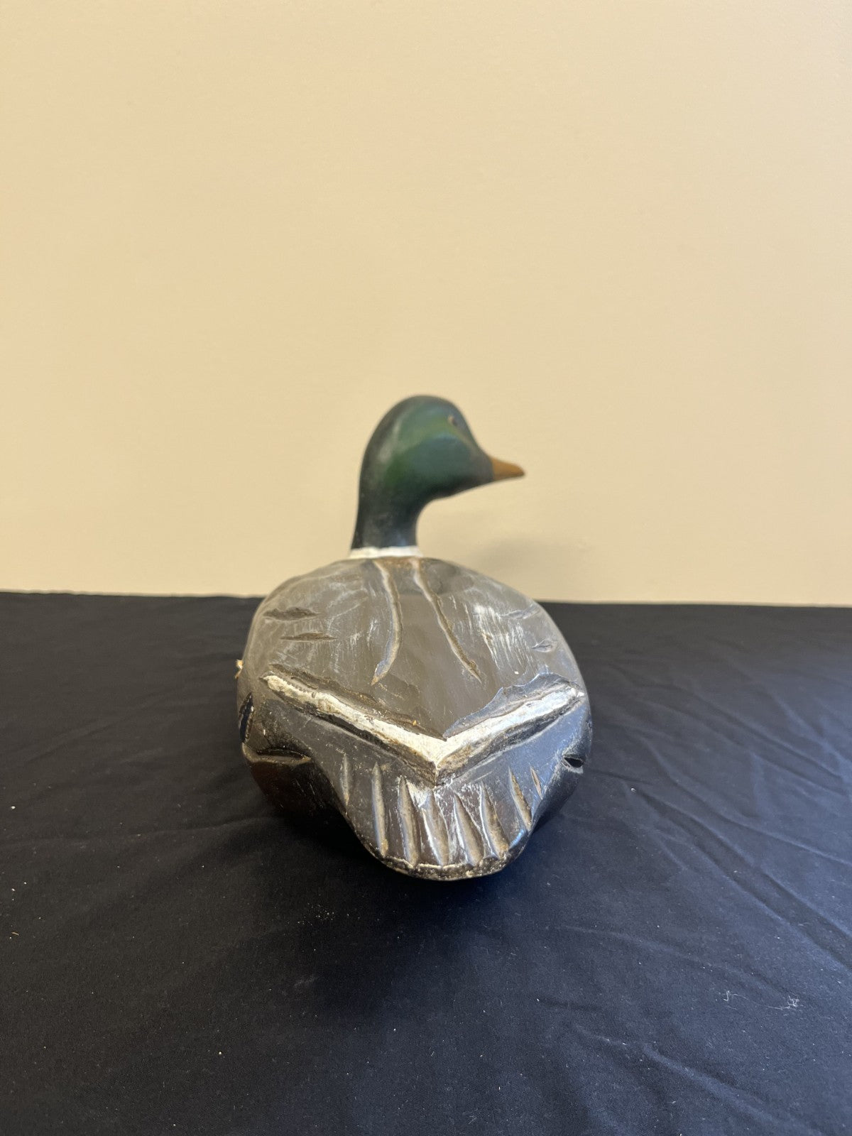 Vintage Hank Walker Signed Hand Carved & Painted Duck Decoy