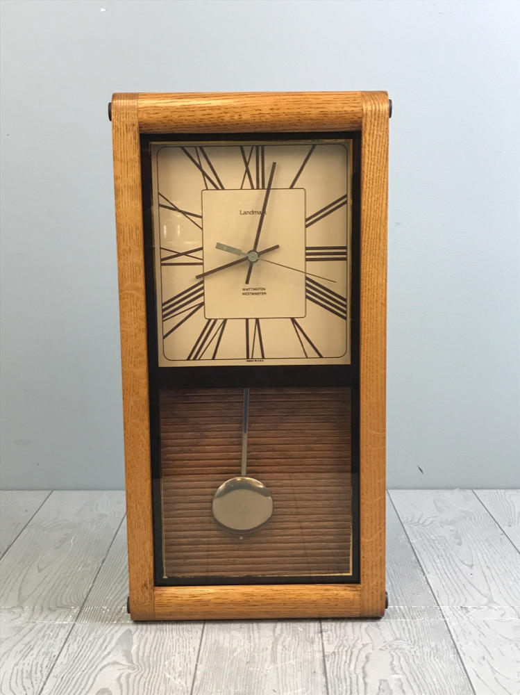 Vintage Versailles Whittington Westminster Wooden Frame Wall Chime Clock