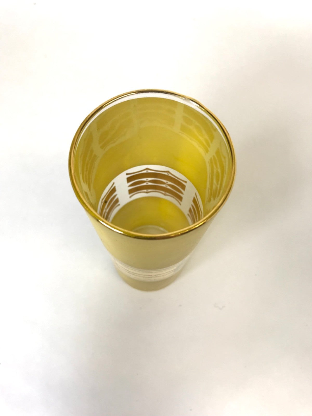 Set of 4 Vintage Bartlett-Collins Frosted Tom Collins Drinking Glasses