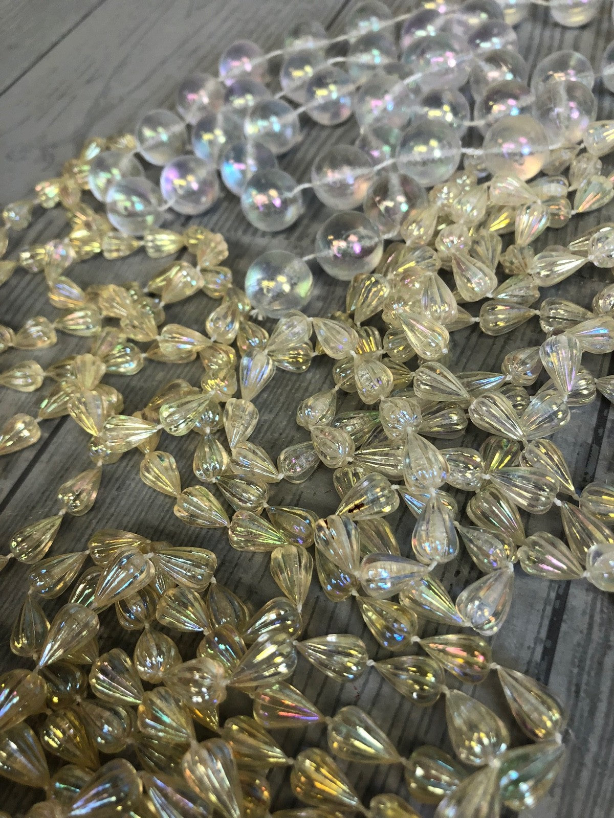 2.4 Pound Lot of Necklaces- Some Broken Costume Jewelry Mostly for Crafting