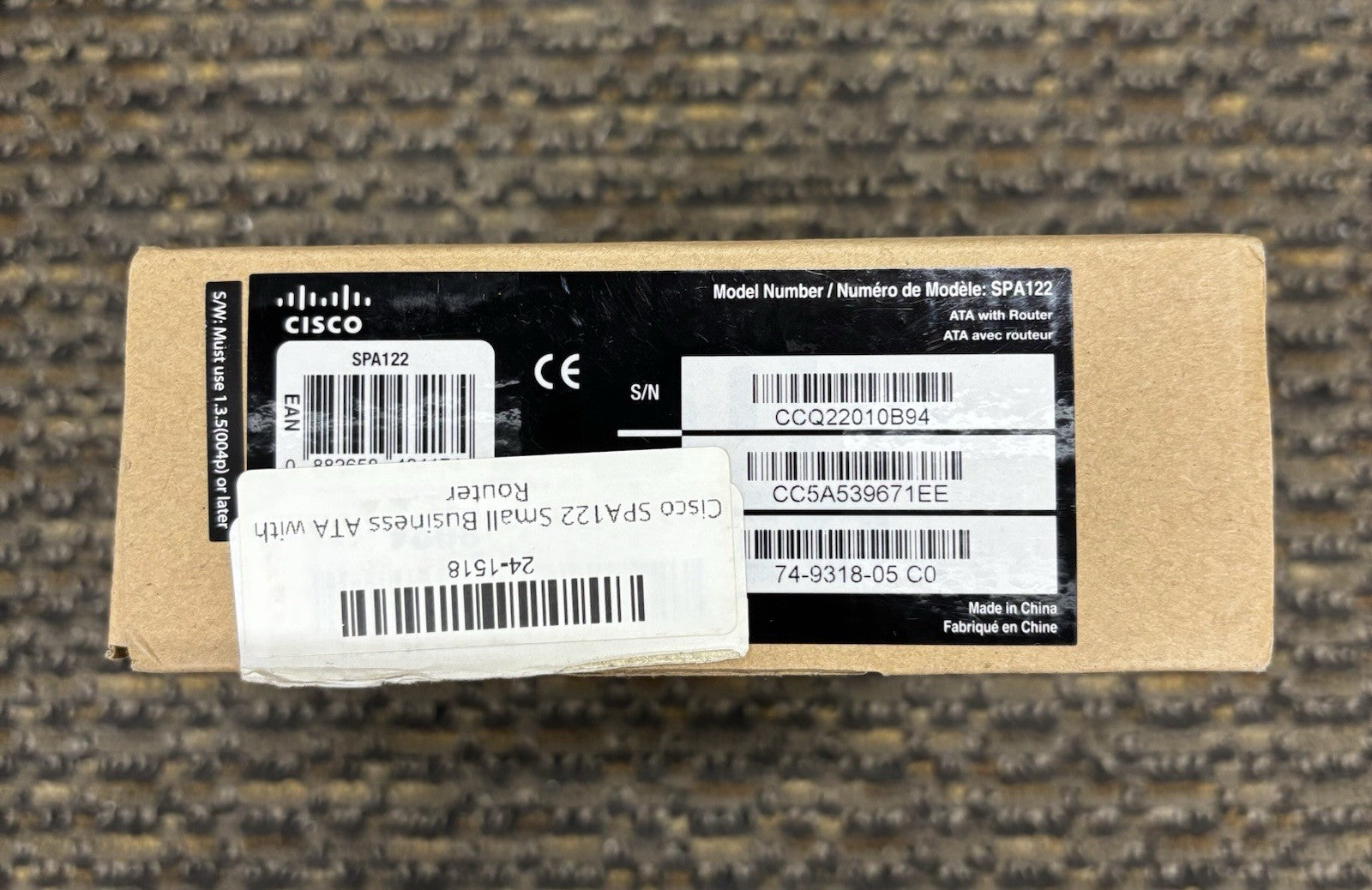 Cisco Small Business SPA122 1 Port 10/100 Wired Router