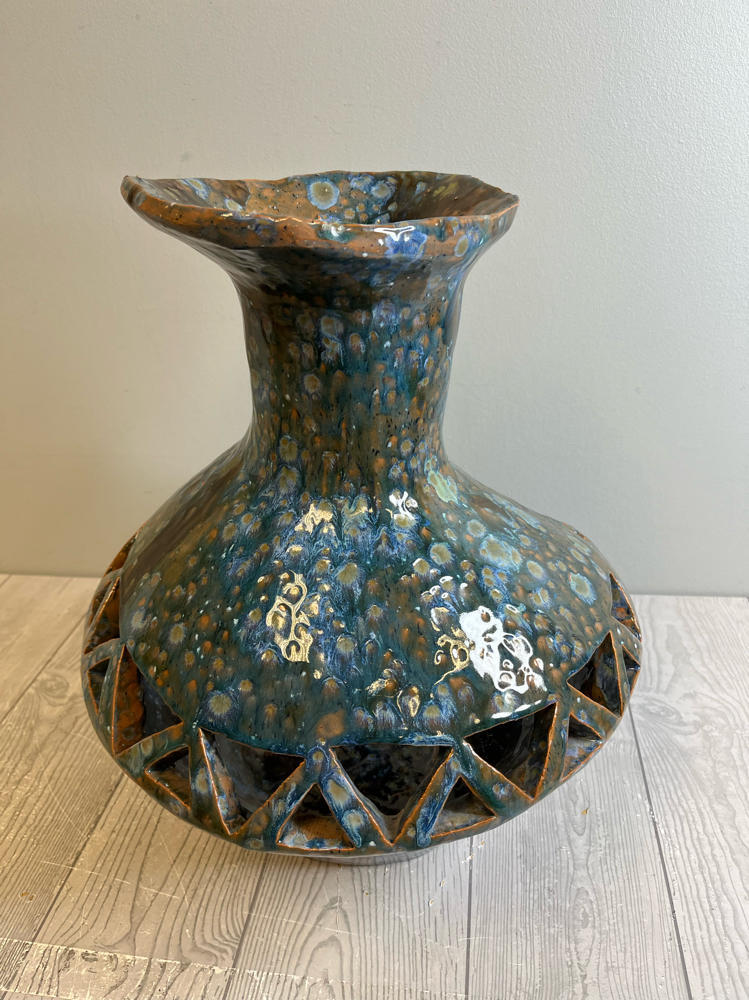 UNIQUE!!! Handcrafted Floating Vase Leon Kula-Like Home Decor Candle Display
