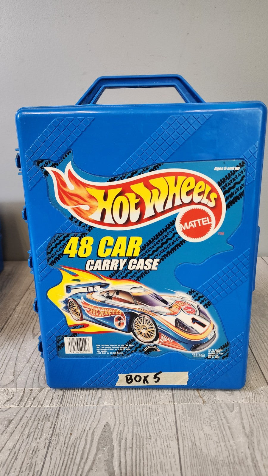 Mattel Hot Wheels Blue 48 Car Carrying Case Filled with 64 Cars! 2000s (Box 5)