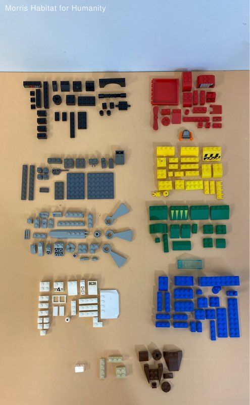 LEGO 1 lbs Lot Assorted Building Bricks for Replacements