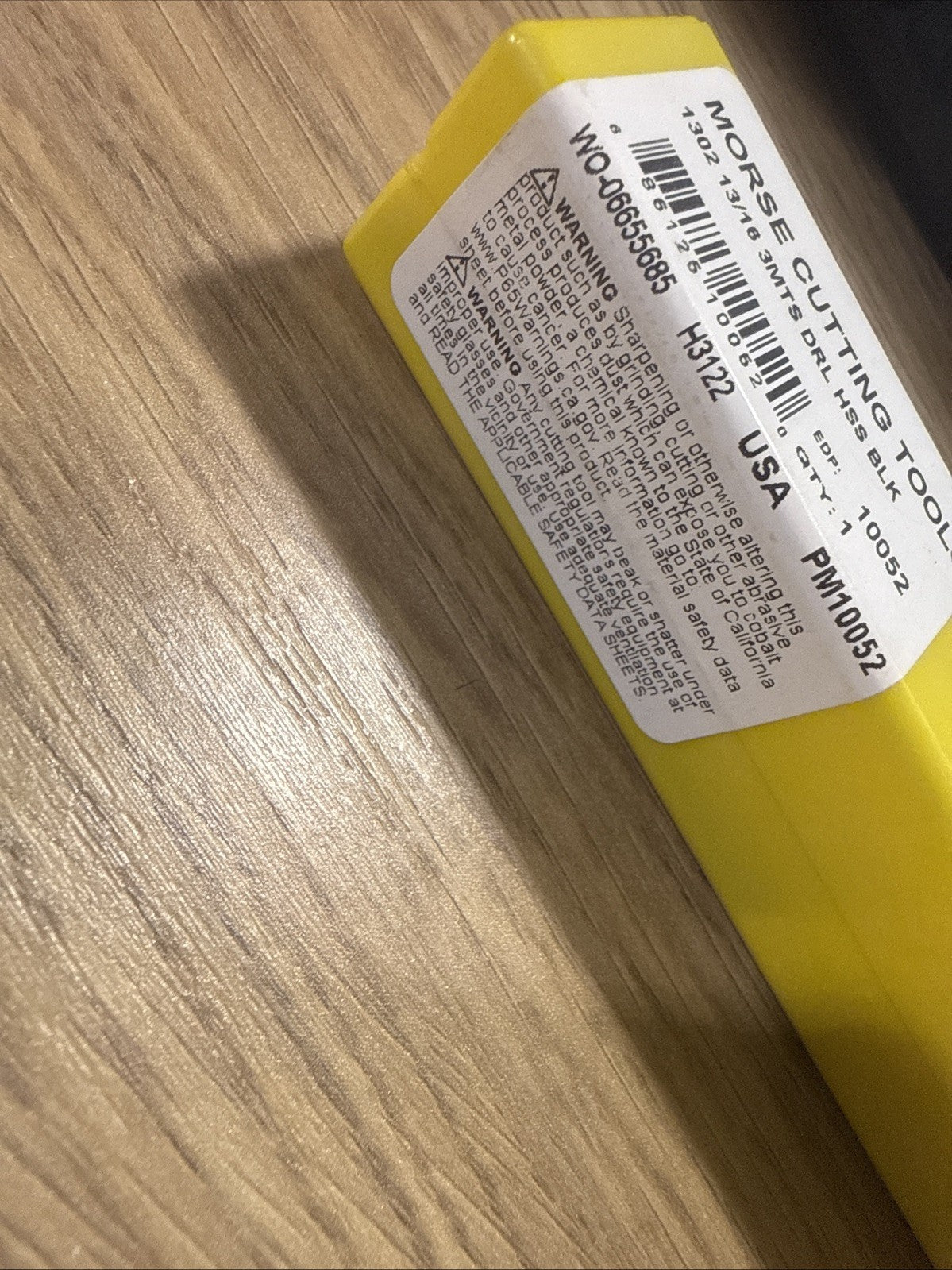 MORSE 10052 1302 General Purpose #3 Taper Shank Drill Bit 13/16 in Drill