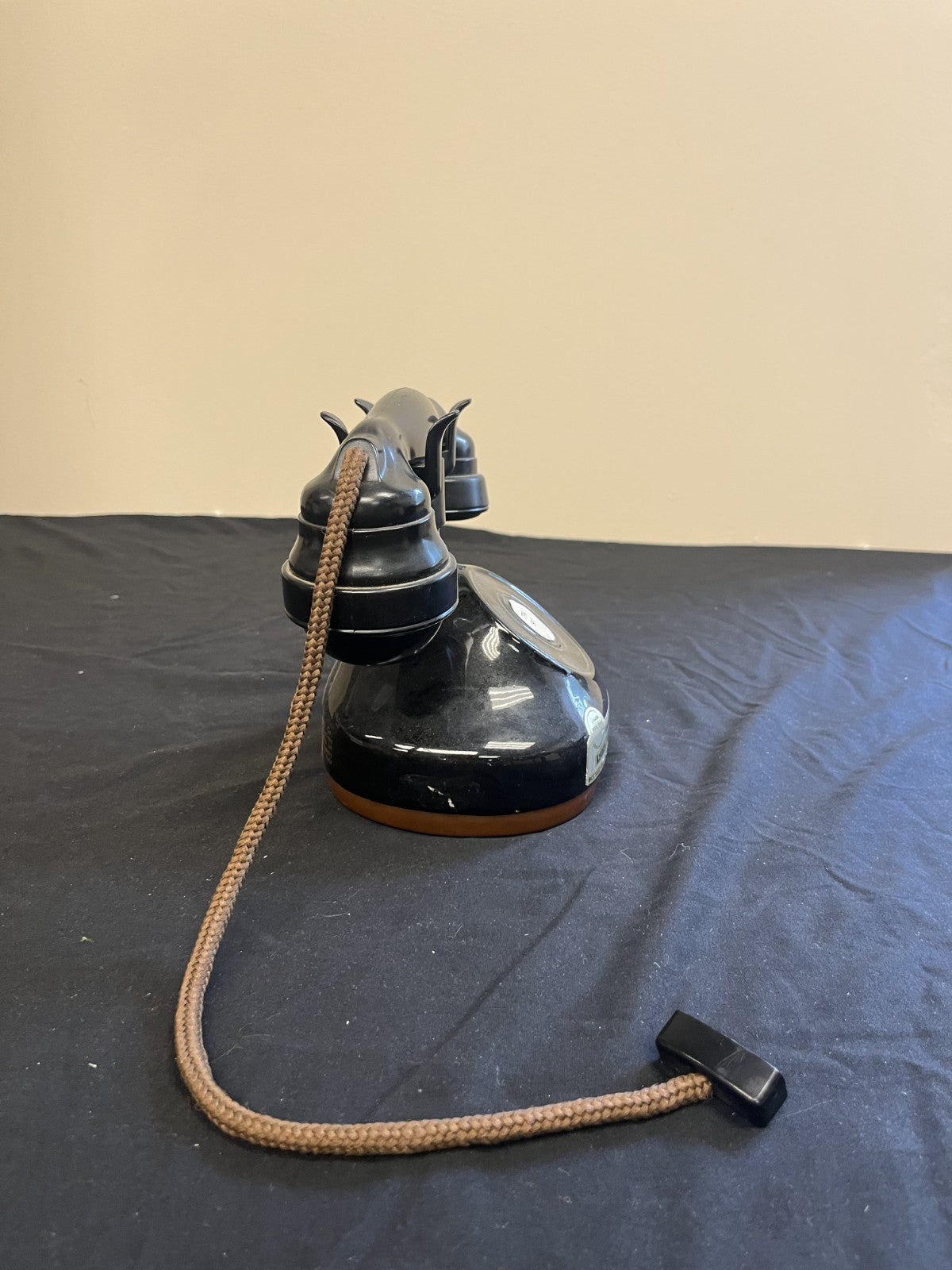 Vintage Jim Beam French Telephone Whiskey Decanter Decorative Piece