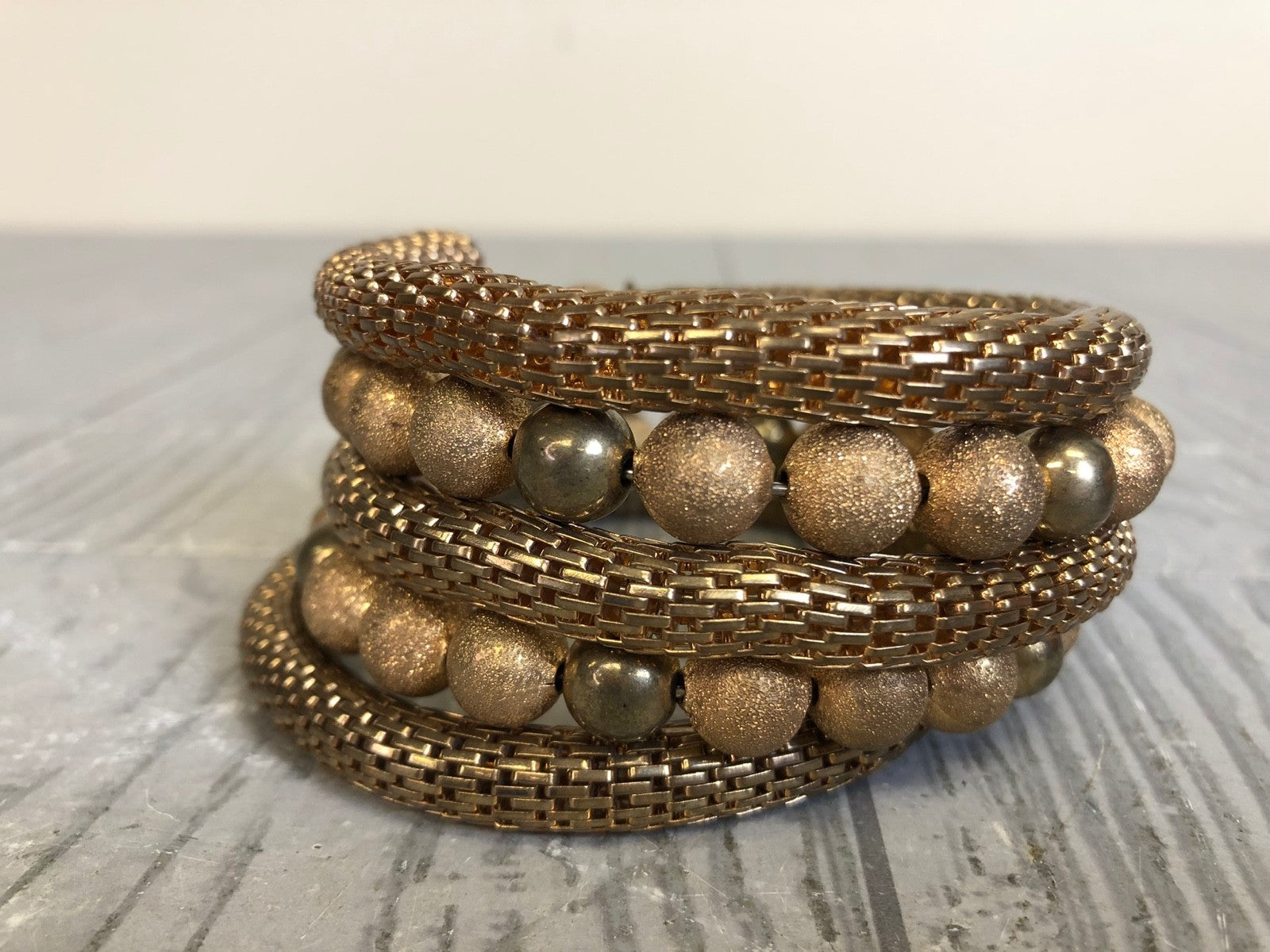1.6 Pound Lot of Bracelets and Bangles- Costume Jewelry for Wearing or Crafting
