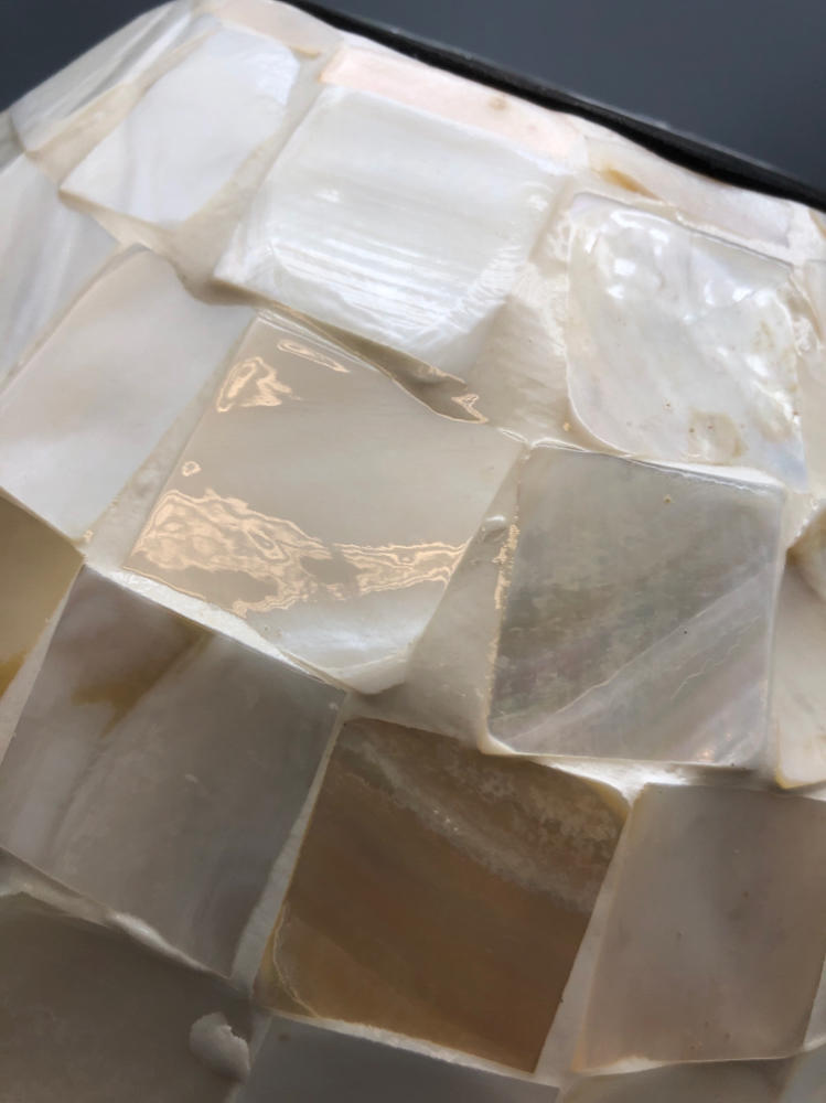 White Mother of Pearl Bowl