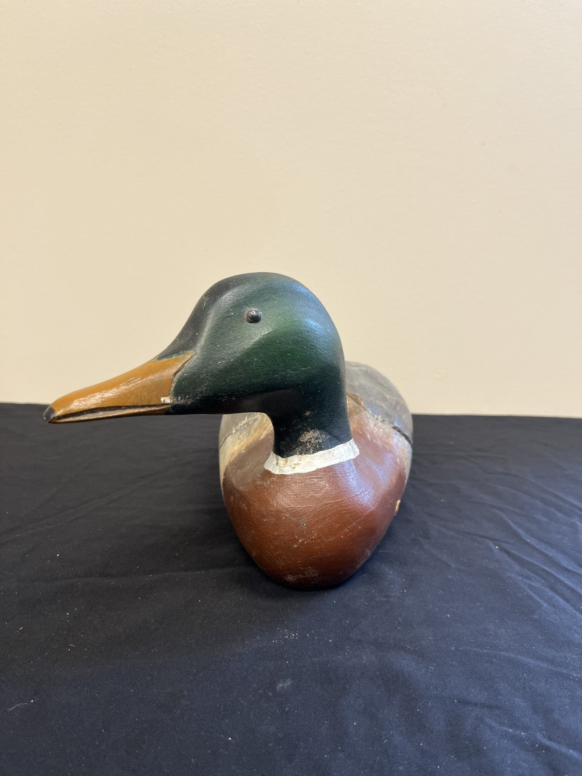 Vintage Hank Walker Signed Hand Carved & Painted Duck Decoy
