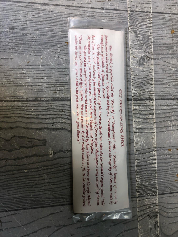Vintage American Long Rifle Replica Manufactured by Pencraft New in Original Box