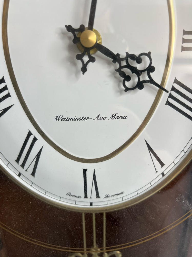 Seth Thomas Westminster/Ava Maria Quartz Pendulum Wall Clock