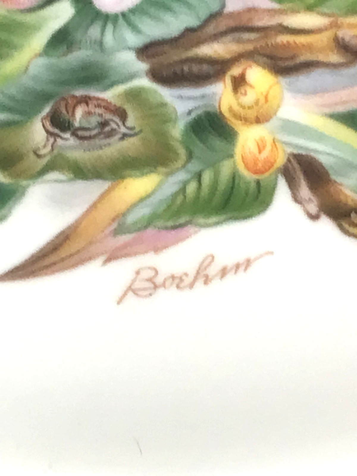 Edward Marshall Boehm "Bird of Peace" Mute Swans Collectors Plate with Gold trim