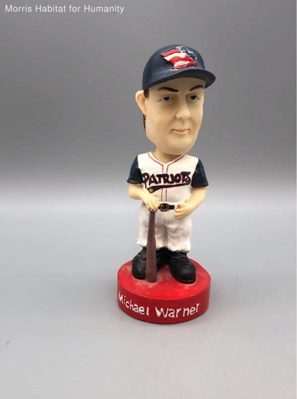 MICHAEL WARNER Bobblehead Somerset Patriots Minor league baseball player