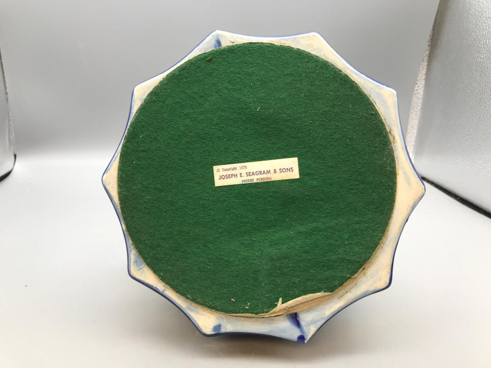 1975 Seagram's Benchmark American Legion Minneapolis Convention Bottle Display
