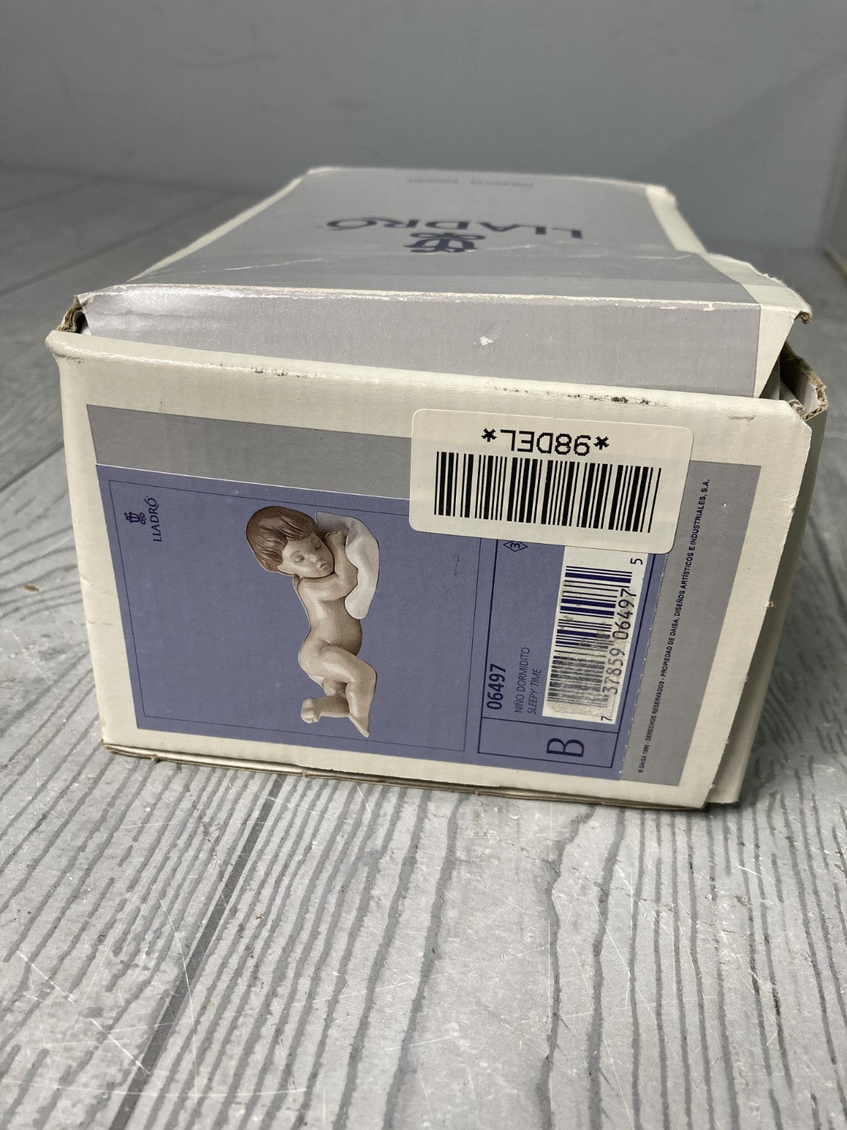 Lladro Porcelain Figurine Sleepy Time In Original Box Gloss Finish