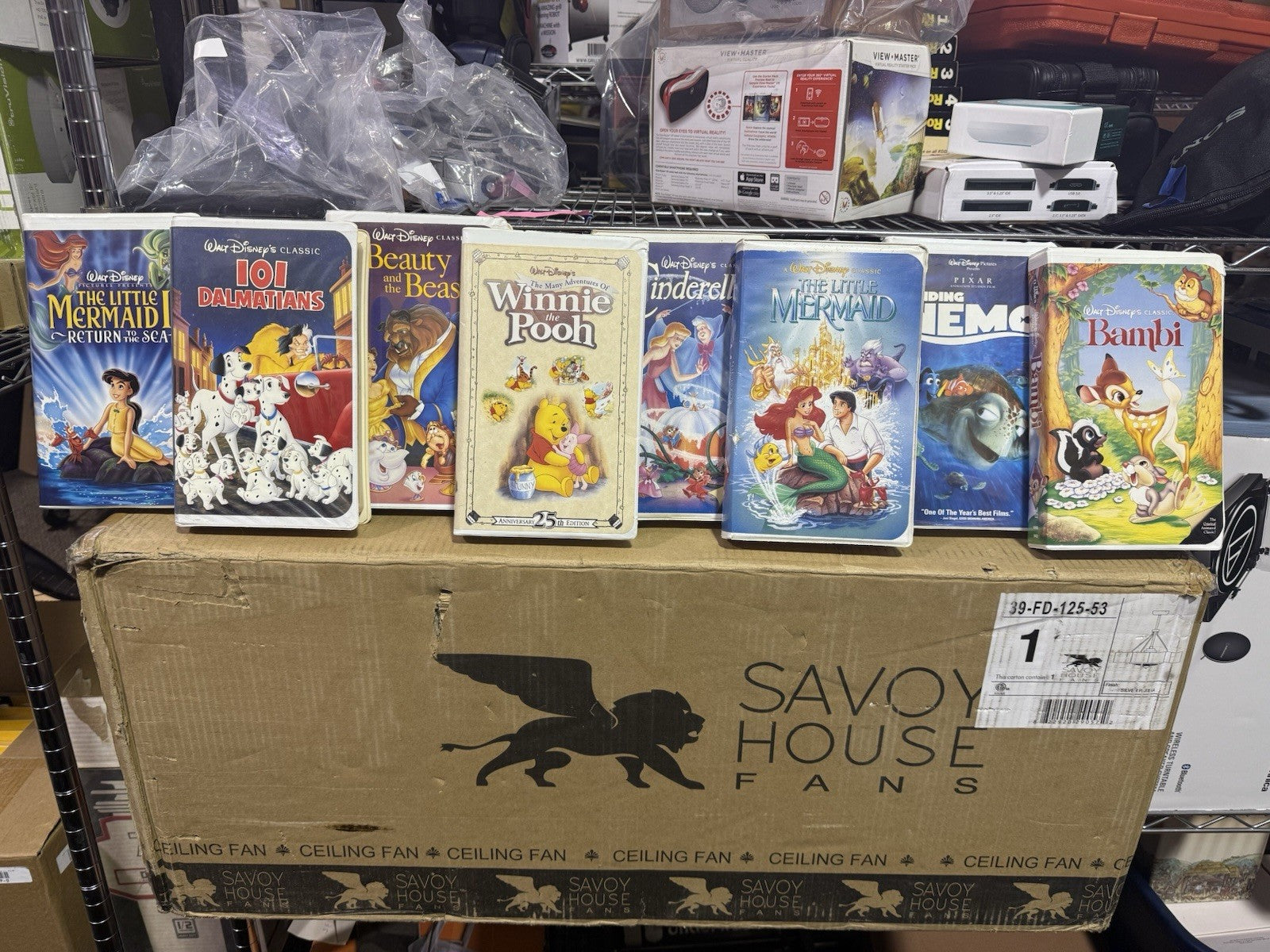 Vintage Lot of 74 Children's Movies Mostly Disney VHS Tapes Untested Video Tapes