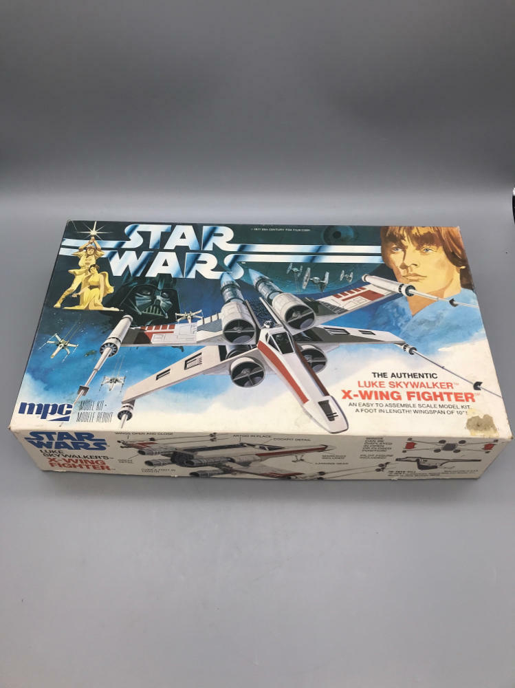 Star Wars MPC Luke Skywalker X-Wing Fighter 1978 Toy - Opened In Original Box - Good
