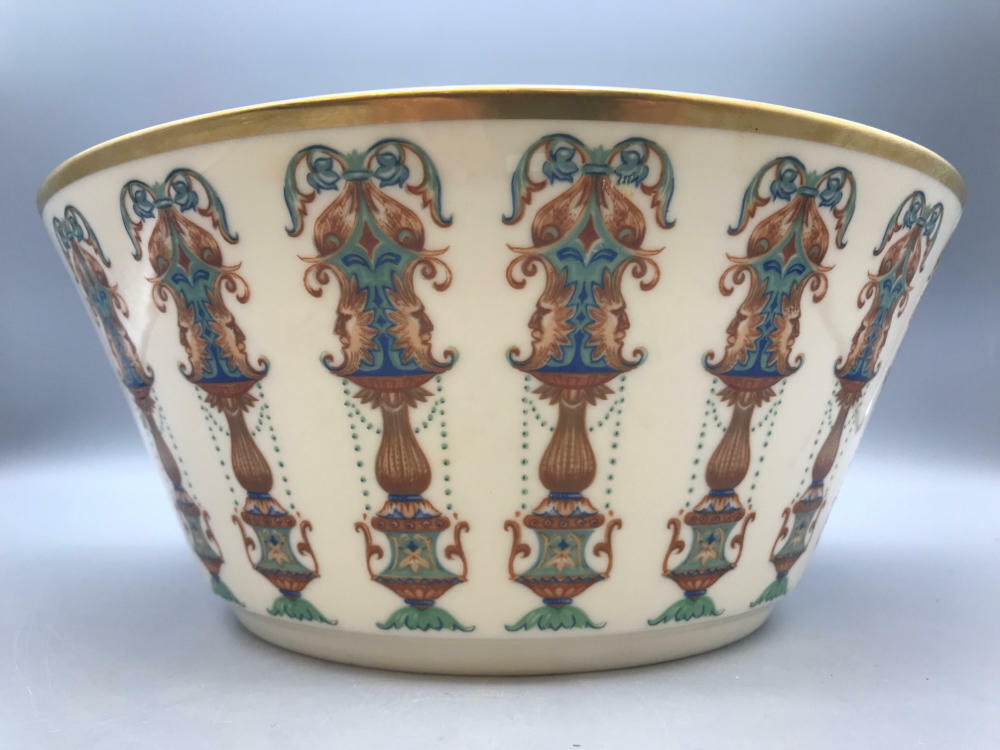70s Lenox Lido 10" Large Salad Serving Bowl - Very Good - Very Good