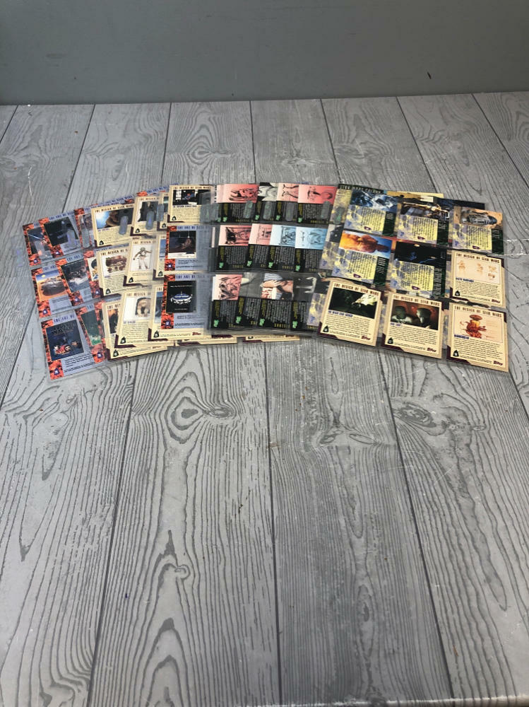 star wars trading cards in sleeves
