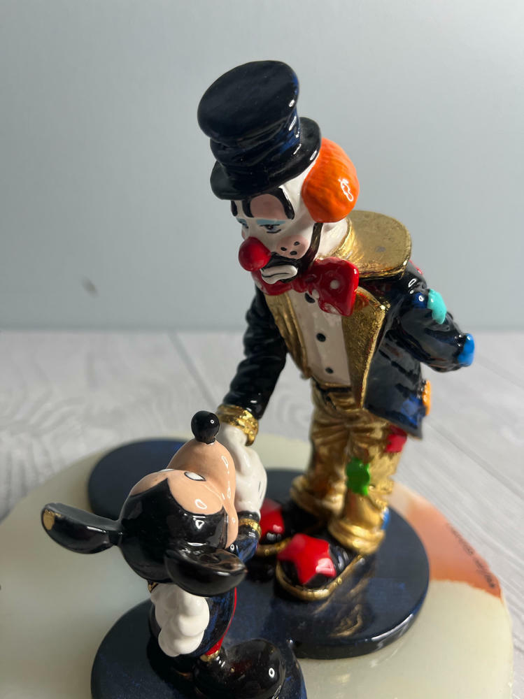 Mickey Meets Hobo Joe by Ron Lee MMC100 Signed No:473/1500 Hand Painted Disney - Good