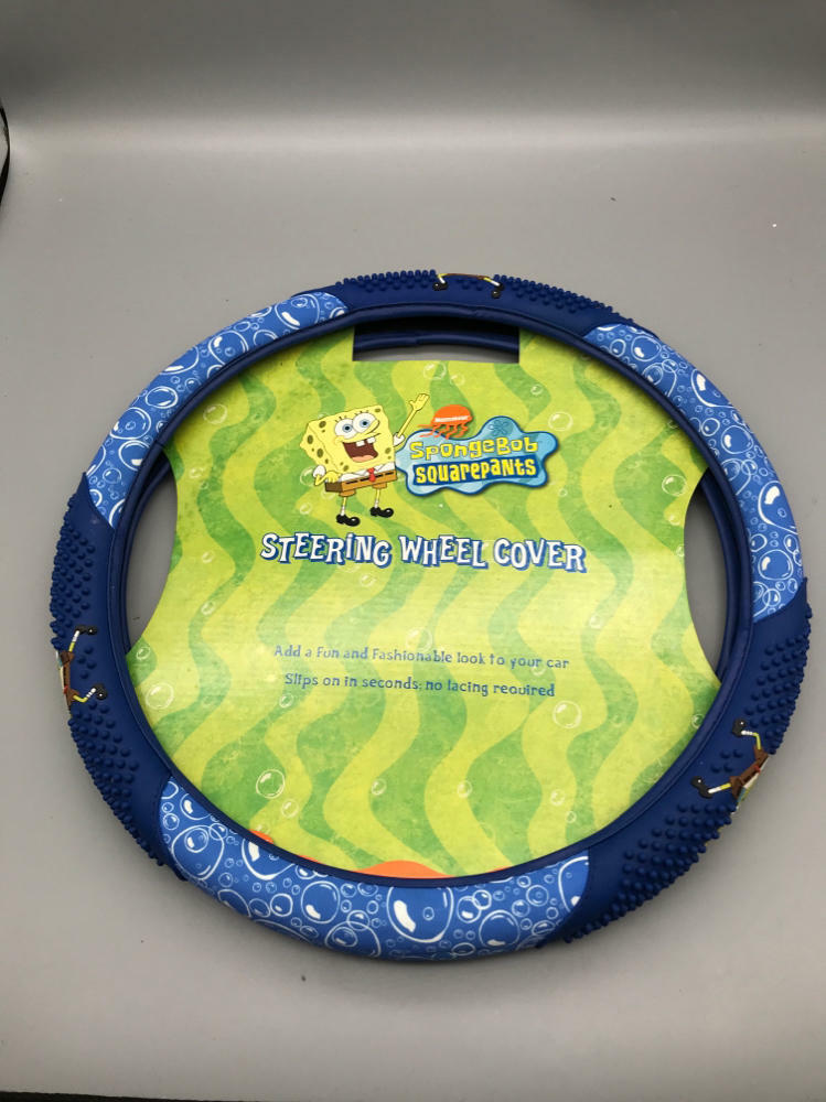 SpongeBob Steering Wheel Cover NEEDS MORE PHOTOS