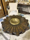 Spanish Revival Style Pinwheel Fire Pit Coffee Table